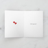 Herzballon 25. oder Jegliche Jubiläumsgrüße Karte (Innenseite)