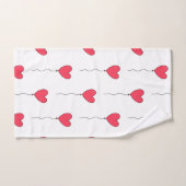 Herzballons Badhandtuch Set (Handtuch)