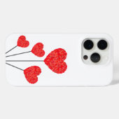 Herzballons-Illustrationsdesign Case-Mate iPhone Hülle (Rückseite (Horizontal))