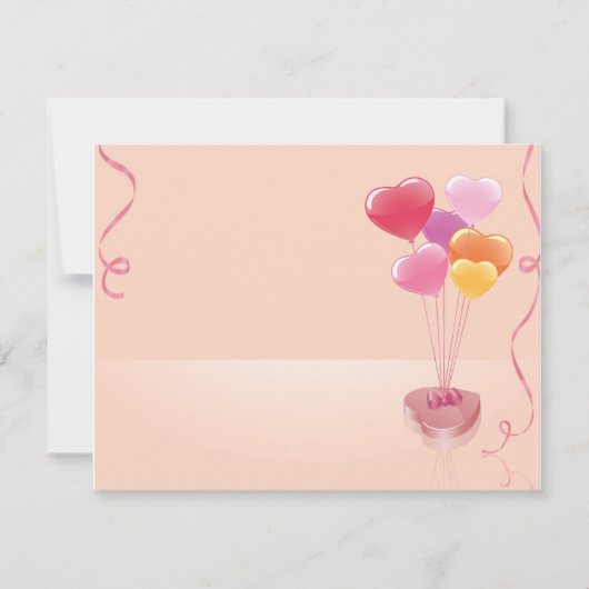Herzballons & Pralinen (Vorderseite)