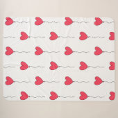 Herzballons Sherpadecke (Vorderseite (Horizontal))
