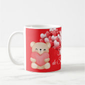 Herzballons und Bären, Kaffeetasse Valentinstag (Links)