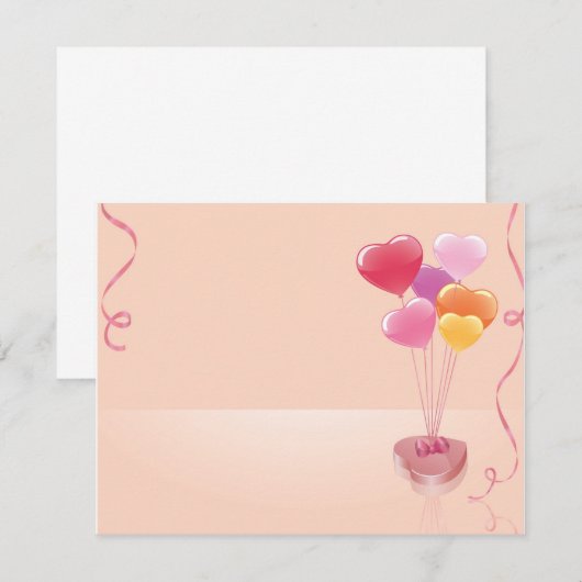 Herzballons und Pralinen (Vorne/Hinten)