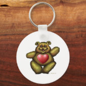 Herzbär Schlüsselanhänger (Vorderseite)
