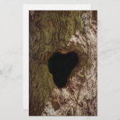 Herzbaum Briefpapier (Vorne/Hinten)