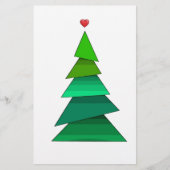 Herzbaum Briefpapier (Vorderseite)