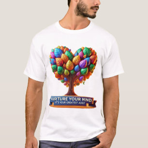 Herzbaum des geistigen Wohlbefindens: Lebhaftes Wa T-Shirt