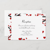 Herzbaum Einladung (Vorne/Hinten)