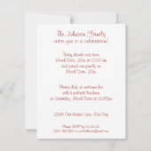 Herzbaum Einladung (Rückseite)