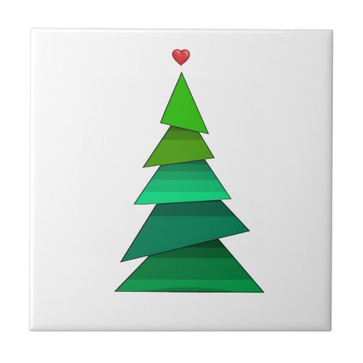 Herzbaum Fliese (Vorderseite)