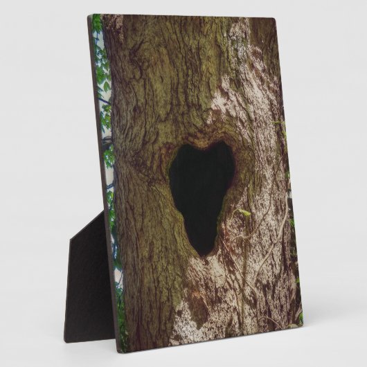 Herzbaum Fotoplatte (Seite)