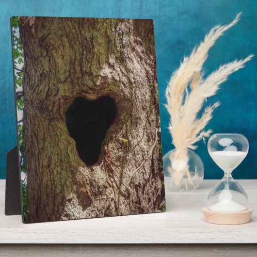 Herzbaum Fotoplatte (Seite)