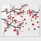 Herzbaum Geschenkpapier (Flach)