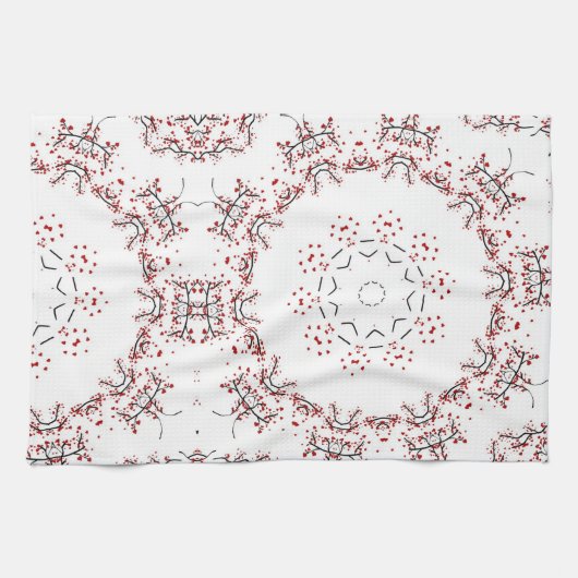 Herzbaum Geschirrtuch (Horizontal)
