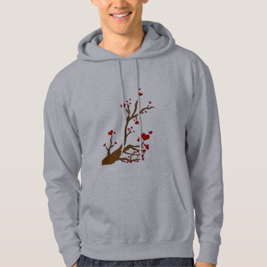Herzbaum Hoodie (Vorderseite)