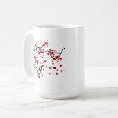 Herzbaum Kaffeetasse (Vorderseite Links)