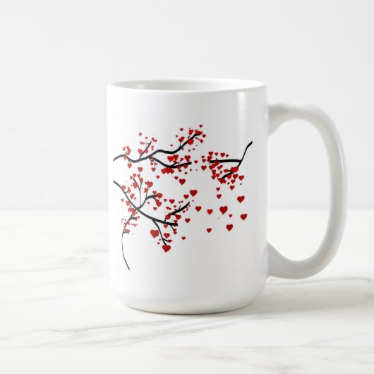 Herzbaum Kaffeetasse (Rechts)