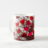 Herzbaum Kaffeetasse (Vorderseite Links)