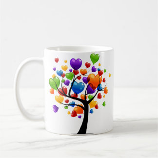 Herzbaum Keramik-Kaffeetasse ⭐ Kaffeetasse