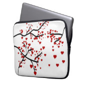 Herzbaum Laptopschutzhülle (Vorderseite Links)