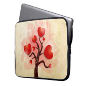 Herzbaum Laptopschutzhülle (Vorderseite Links)