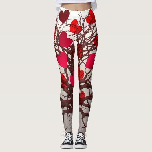 Herzbaum Leggings (Vorderseite)