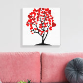 Herzbaum-Leinwand Leinwanddruck (Insitu (Wohnzimmer))
