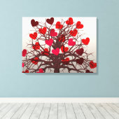 Herzbaum Leinwanddruck (Insitu (Holzboden))