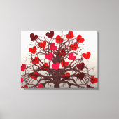 Herzbaum Leinwanddruck (Vorderseite)