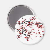 Herzbaum Magnet (Vorderseite/Rückseite)