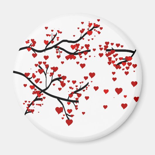 Herzbaum Magnet (Vorne)