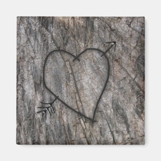 Herzbaum Magnet (Vorne)