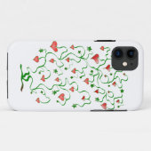 Herzbaum mit Blätter Case-Mate iPhone Hülle (Rückseite (Horizontal))