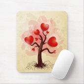 Herzbaum Mousepad (Mit Mouse)