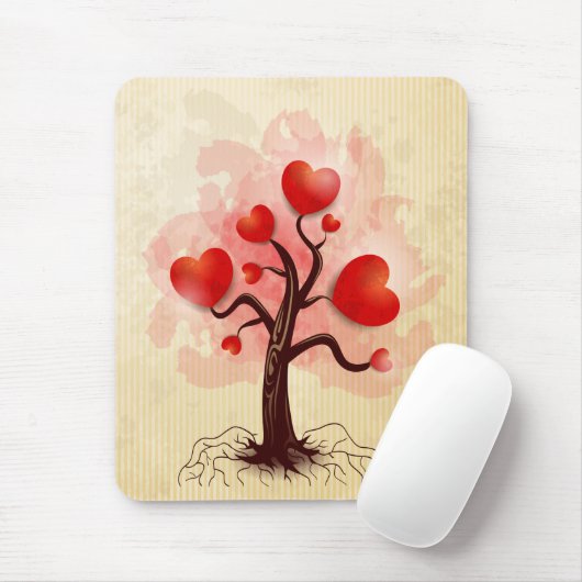 Herzbaum Mousepad (Mit Mouse)