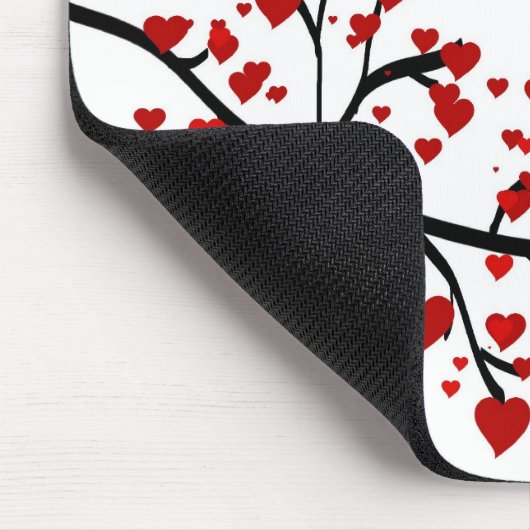 Herzbaum Mousepad (Ecke)