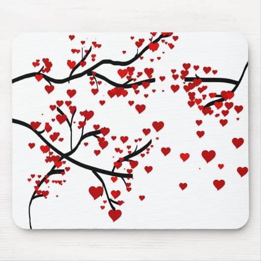 Herzbaum Mousepad (Vorne)