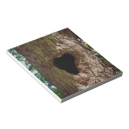 Herzbaum Notizblock (angewinkelt)