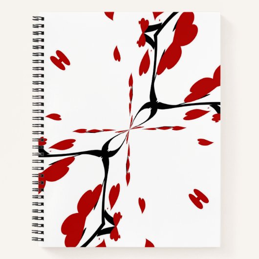 Herzbaum Notizblock (Vorderseite)