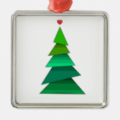 Herzbaum Ornament Aus Metall (Vorne)