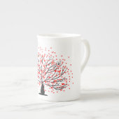 Herzbaum porzellantasse (Vorderseite Rechts)