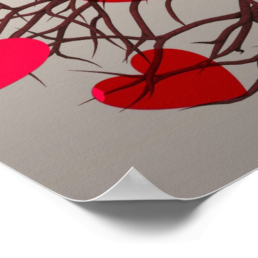 Herzbaum Poster (Ecke)