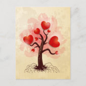 Herzbaum Postkarte (Vorderseite)