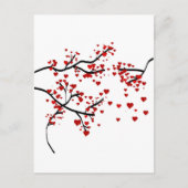 Herzbaum Postkarte (Vorderseite)