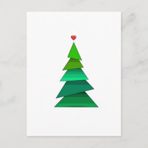 Herzbaum Postkarte