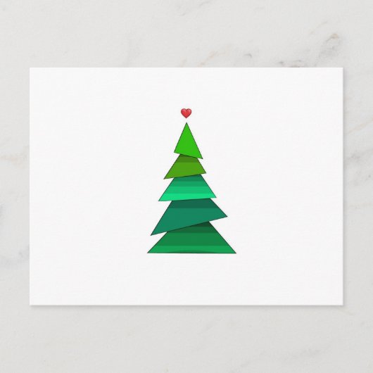 Herzbaum Postkarte (Vorderseite)