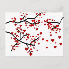 Herzbaum Postkarte