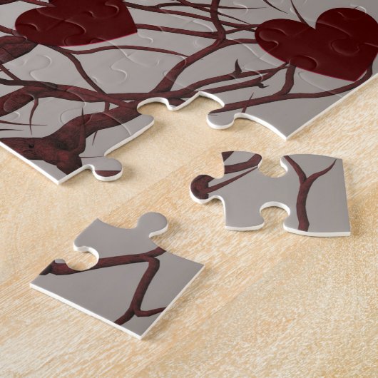Herzbaum Puzzle (Seite)
