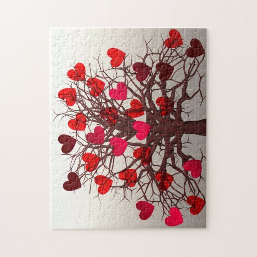 Herzbaum Puzzle (Vertikal)