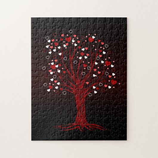Herzbaum Puzzle (Vertikal)